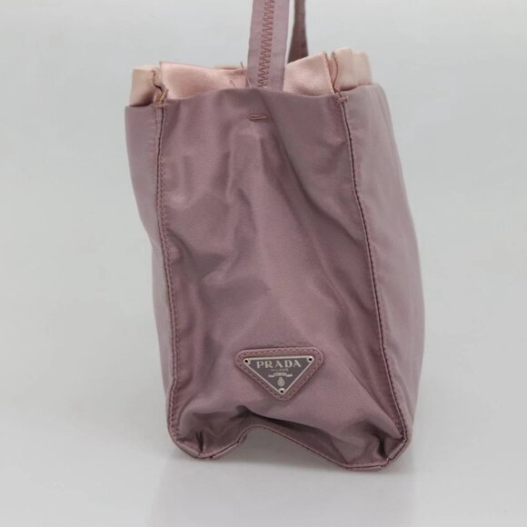 PRADA Hand Bag Nylon Pink Auth 140627 - Picture 3 of 16